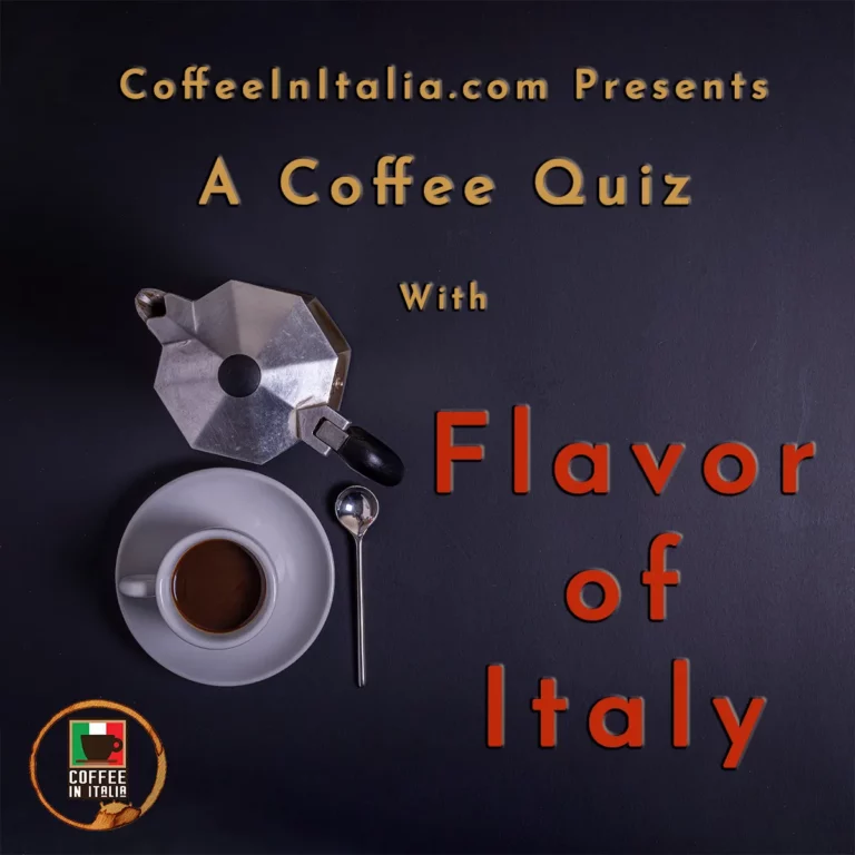 Coffee Quiz With Flavor Of Italy (4th Edition)